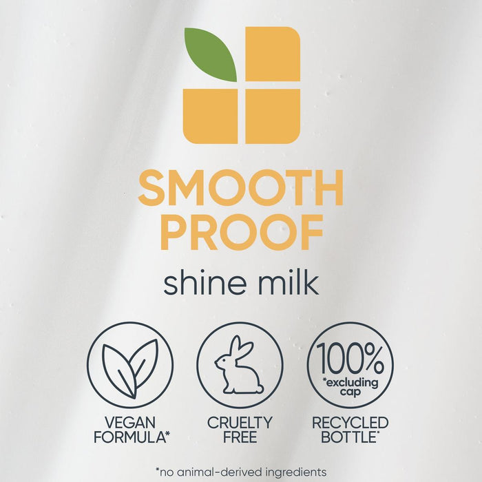 Matrix Biolage Styling Smoothing Shine Milk is a vegan formula and cruelty-free