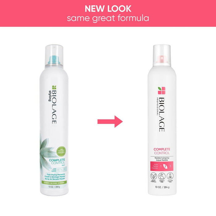 Matrix Biolage Styling Complete Control Hairspray has a new look but same great formula