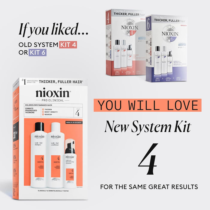Nioxin System 4 (3 Part Kit)