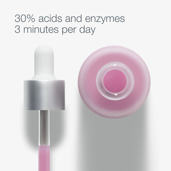Dermalogica Liquid Peelfoliant contains 30% acids and enzymes and should only be used for 3 minutes per day, then rinsed off
