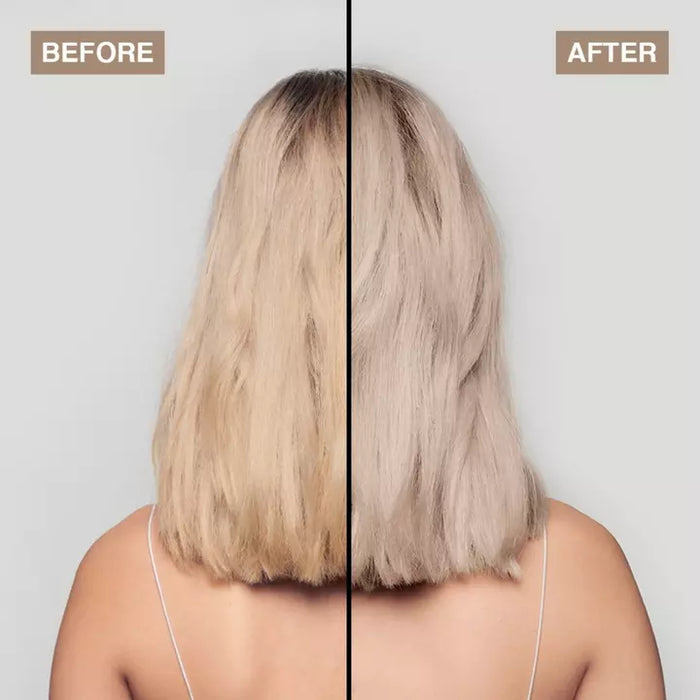 Schwarzkopf Professional BlondMe Neutralizing Mask for Cool Blondes before and after