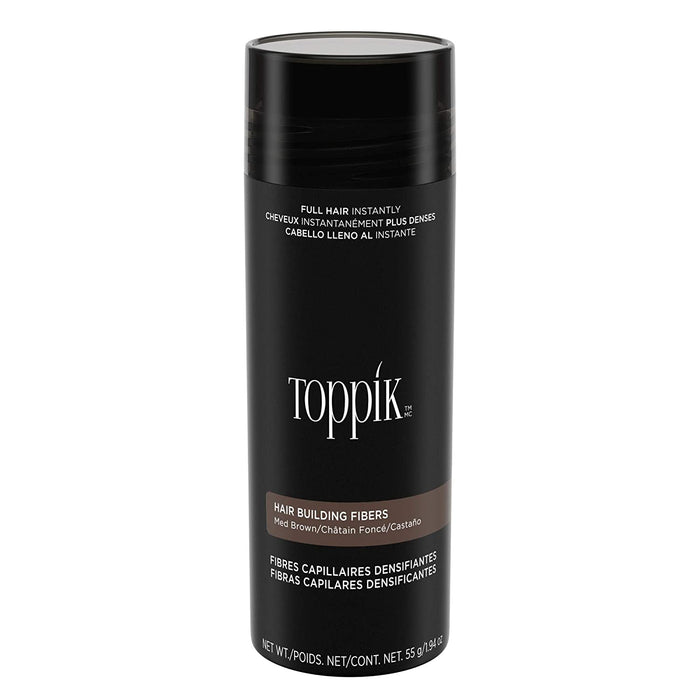 Toppik Hair Building Fibers Medium Brown 55g/1.94oz.