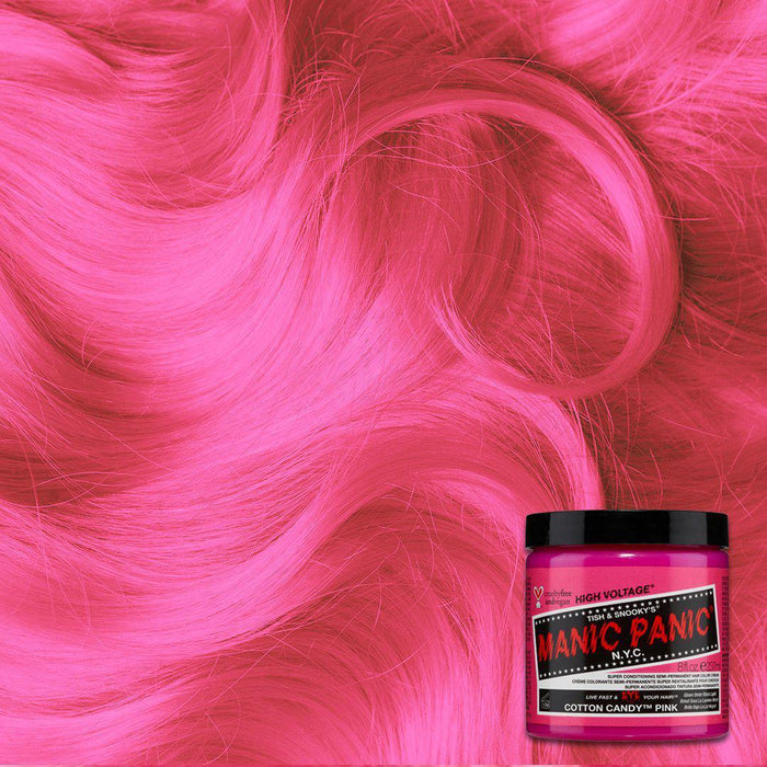 Manic Panic Semi Permanent Hair Color 4oz. Cotton Candy Pink