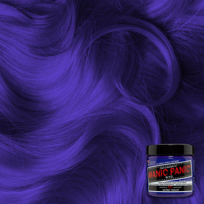 Manic Panic Semi Permanent Hair Color 4oz. Ultraviolet