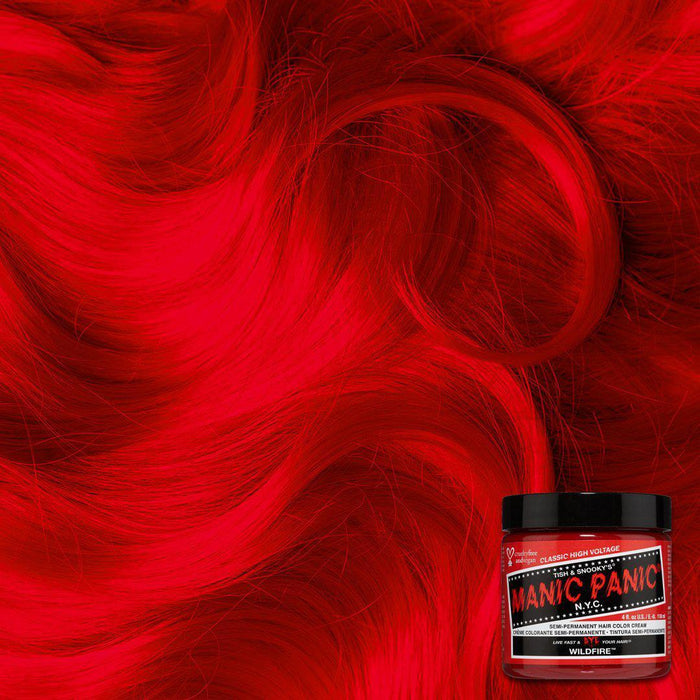 Manic Panic Semi Permanent Hair Color 4oz. Wildfire