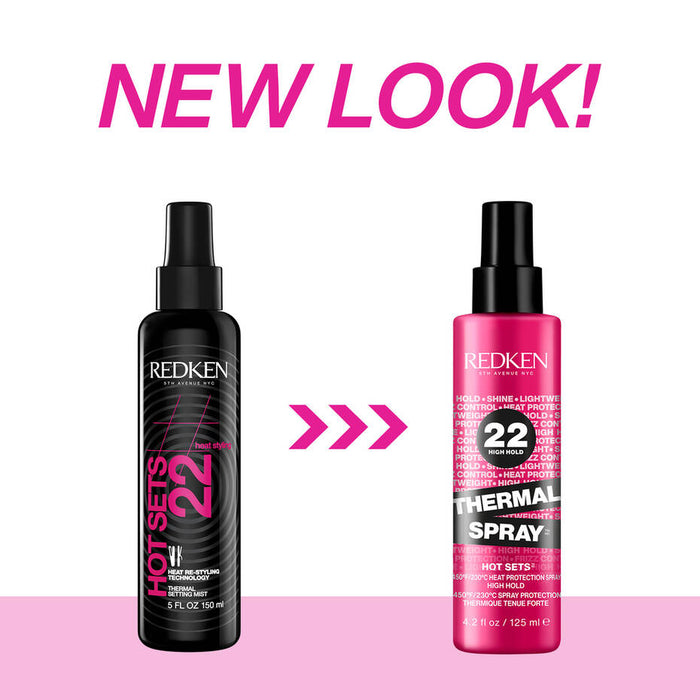 Redken Thermal Spray #22 - High hold. Formerly known as Hot Sets 22