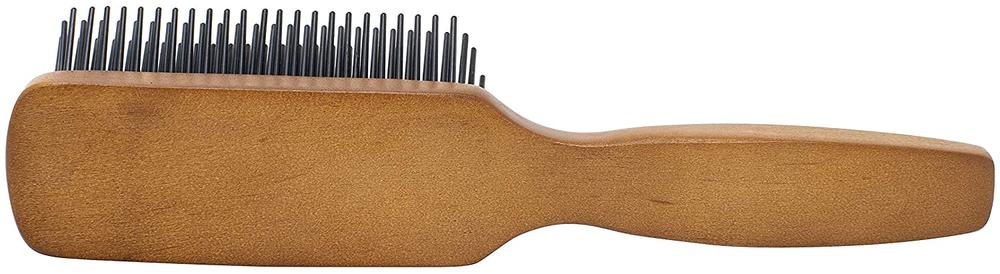 Spornette Bolero Flared Bristle 9 Row Styler Hair Brush - Wooden Handle