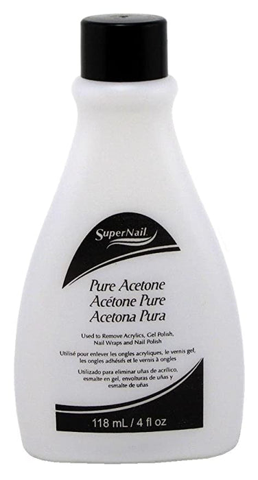 SuperNail Pure Acetone 4oz.