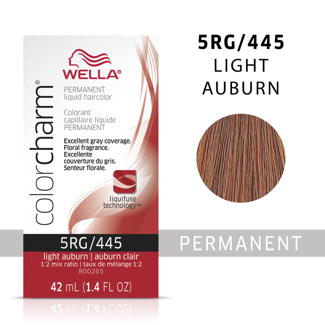 Wella Color Charm Permanent Liquid Color 1.4oz. 5RG Light Auburn