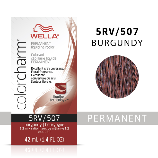 Wella Color Charm Permanent Liquid Color 1.4oz. 5RV Burgundy