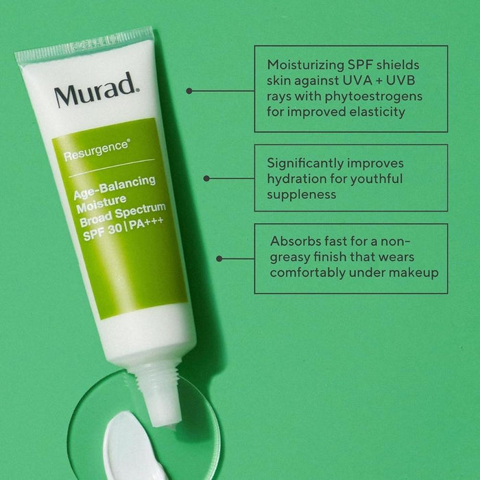 Moisturizing SPF shields against UVA + UVB rays with phytoestrogens for improved elasticity. Significantly improves hydration for youthful suppleness