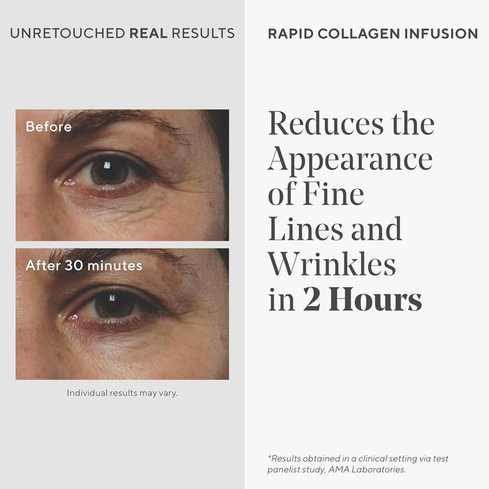 Reduces the appearance of fine lines and wrinkles in 2 hours