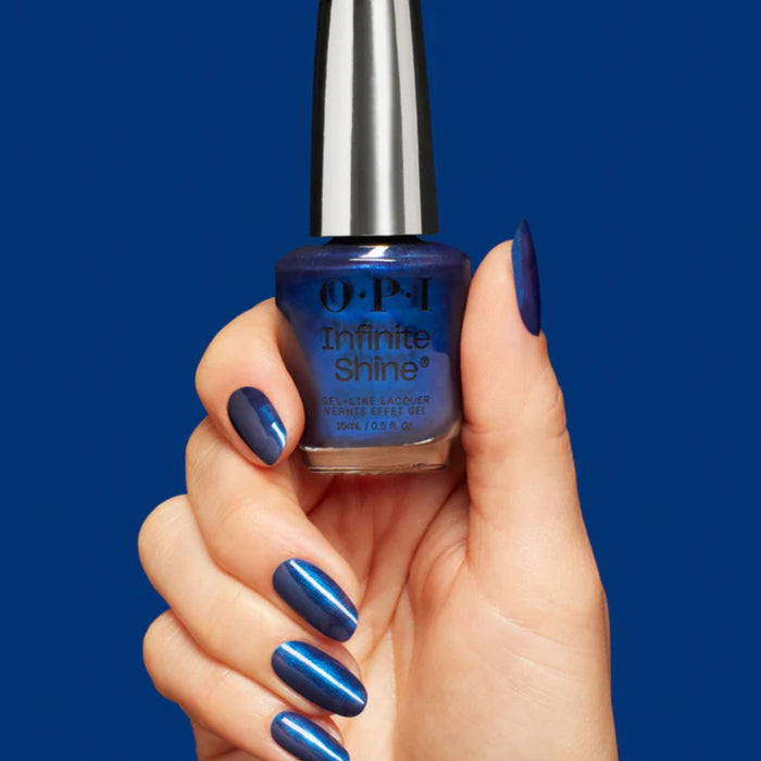 OPI Infinite Shine Sneak-a-Blue Candy
