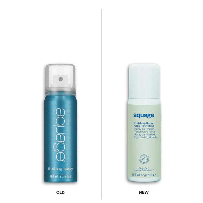 Aquage Finishing Spray Ultra-Firm Hold | LVOC old vs new packaging