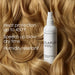 Olaplex Volumizing Blow Dry Mist provides heat protection up to 450 degrees F while speeding up blow-drying time and providing humidity resistance