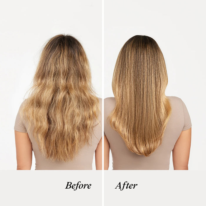 Before and After using Unite U Oil Argan