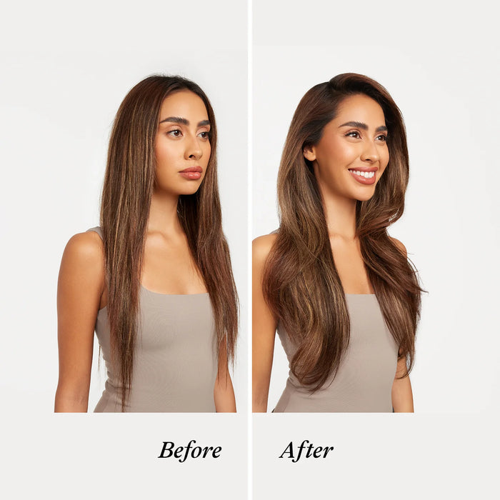 Unite Boosta Volumizing Spray before and after