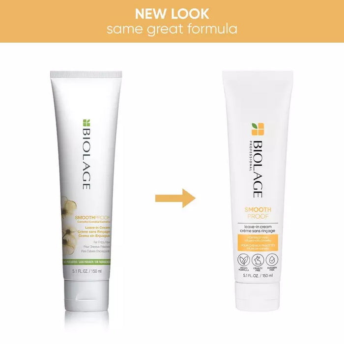 Matrix Biolage Smooth Proof Leave-In Cream for Frizzy Hair has a new look but same great formula