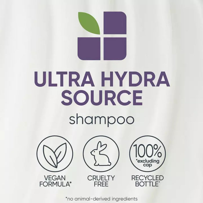 Matrix Biolage Ultra Hydra Source Shampoo is vegan and cruelty-free