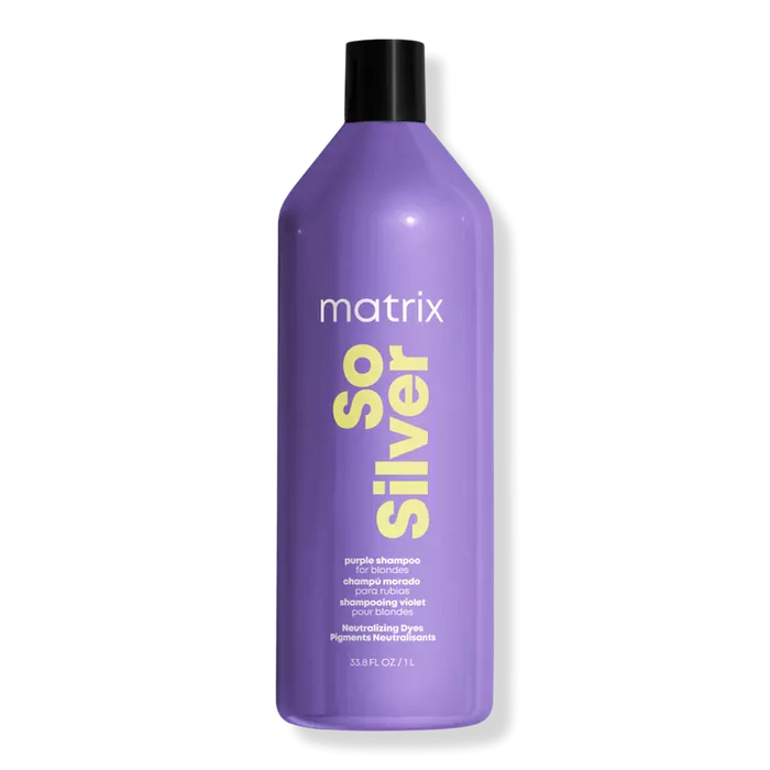 Matrix Total Results So Silver Shampoo for Blonde and Silver Hair 33.8oz.