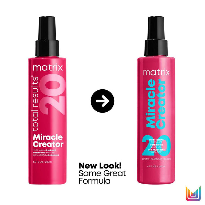 Matrix Total Results Miracle Creator Multi-Benefit Treatment Spray has a new look and same great formula