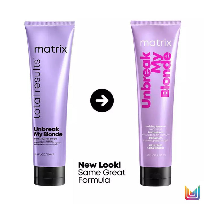 Matrix Total Results Unbreak My Blonde Reviving Leave-In Treatment has a new look but same great formula
