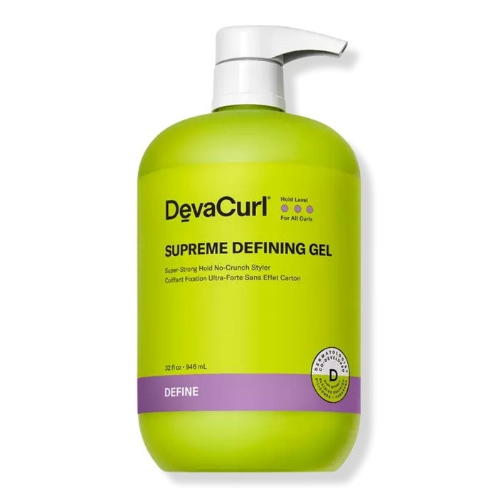 Deva Curl Supreme Defining Gel - Super Strong Hold 32oz.
