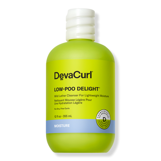 Deva Curl Low-Poo Delight Mild Lather Cleanser for Lightweight Moisture 12oz.