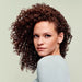 Model before and after use of Deva Curl No-Poo Original - Zero Lather Cleanser for Rich Moisture 