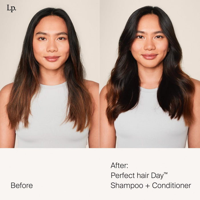 Living Proof Perfect Hair Day Shampoo + conditioner before and after use