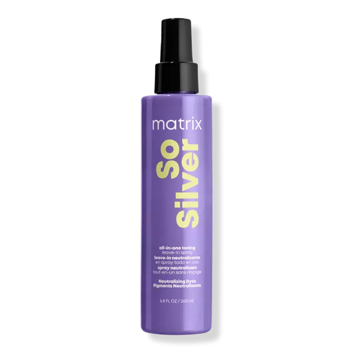 Matrix Total Results So Silver All-In-One Toning Spray for Blonde and Silver Hair 6.8oz.
