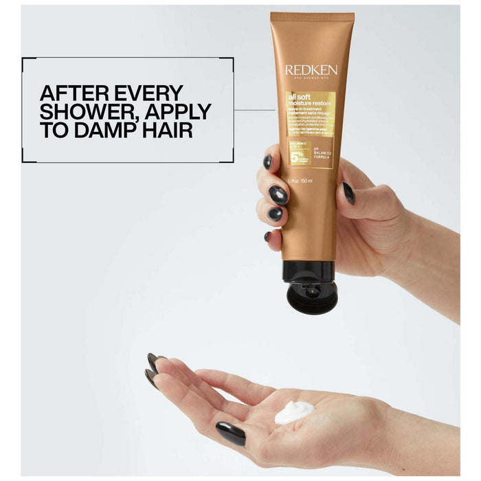Use after every shower, apply to damp hair
