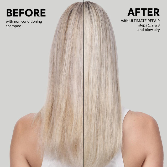 Wella Professional Ultimate Repair Shampoo before and after use