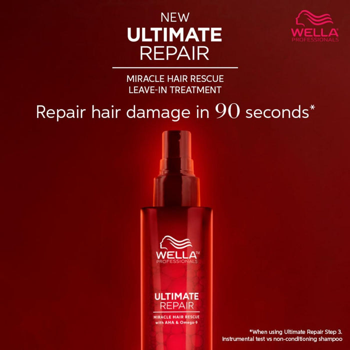 Wella Professional Ultimate Repair Miracle Hair Rescue can repair hair damage in 90 seconds