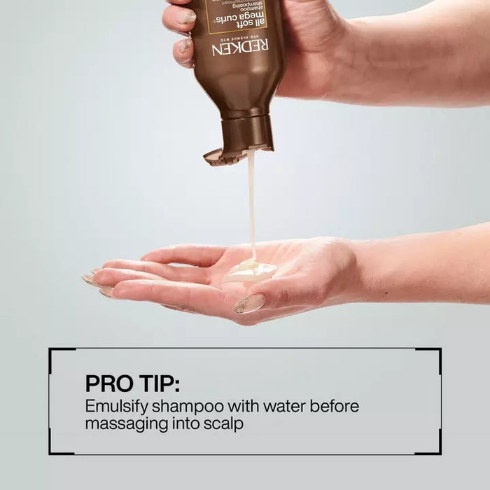 Pro tip: Emulsify shampoo with water before massaging into scalp