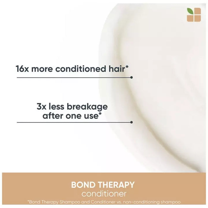 Matrix Biolage Bond Therapy Conditioner leaves hair more conditioned and with less breakage