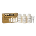 Olaplex hair care product set with packaging on a white background