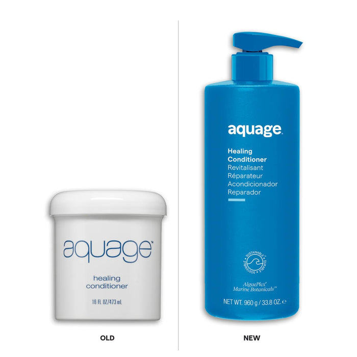 Aquage Healing Conditioner old vs new packaging