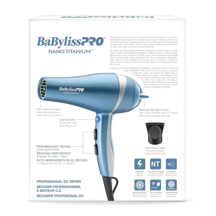 BaByliss Pro Nano Titanium Dryer — Han's Beauty Stor