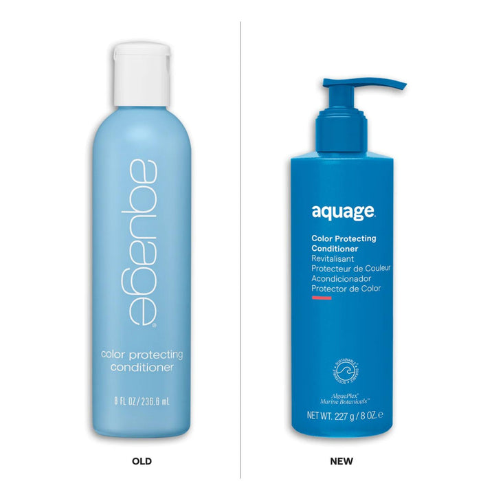 Aquage Color Protecting Conditioner old vs new packaging