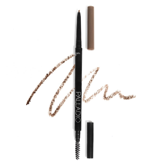 Palladio Brow Definer Micro Pencil - Medium Brown