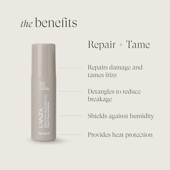 L'ANZA Keratin Healing Oil Defrizz Cream