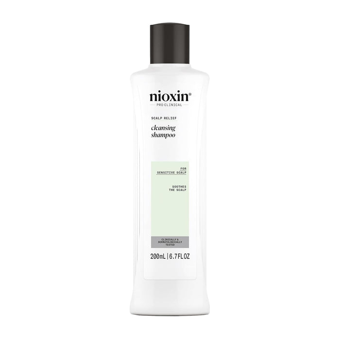 Nioxin Scalp Relief Cleansing Shampoo | For Sensitive, Dry, Itchy Scalp