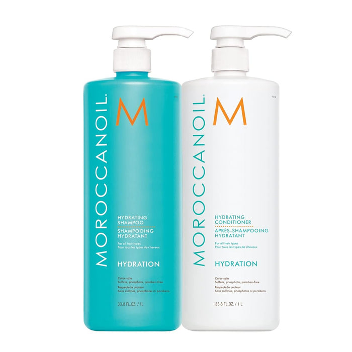 Moroccanoil Hydrating Shampoo & Conditioner Duo Liter