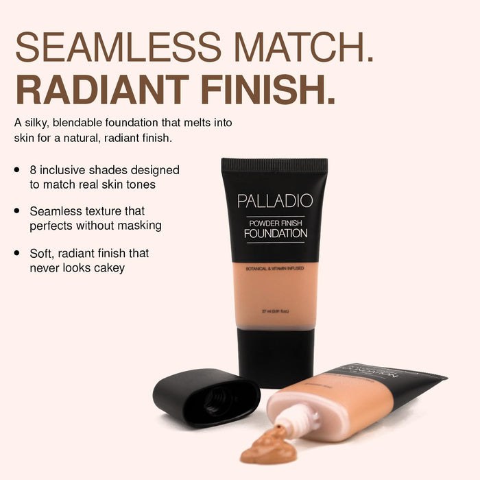 Palladio Powder Finish Foundation - Caramel