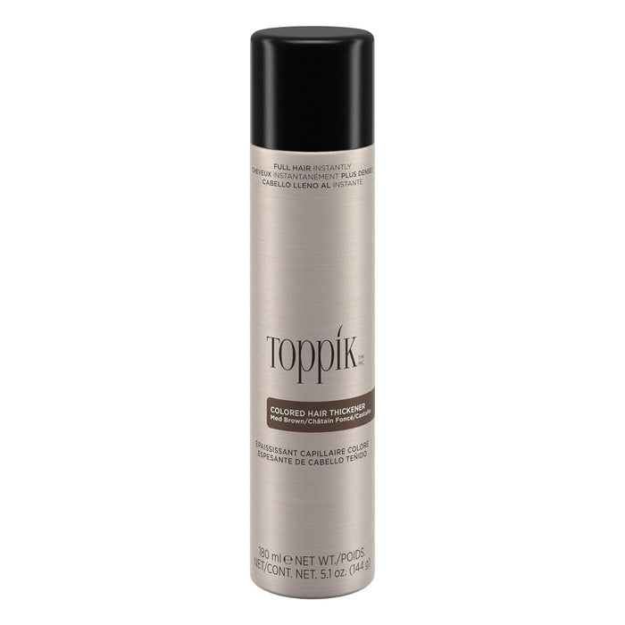 Toppik MEDIUM BROWN Thickening Colored Hair Spray 5.1 oz
