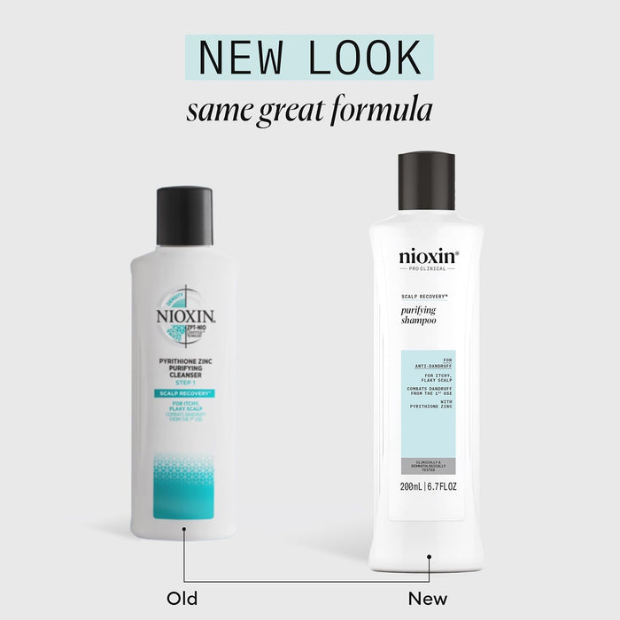 Nioxin Scalp Recovery Purifying Shampoo | Antidandruff, For Itchy Flaky Scalp