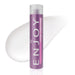 Pink 'ENJOY' luxury conditioner bottle on a white background