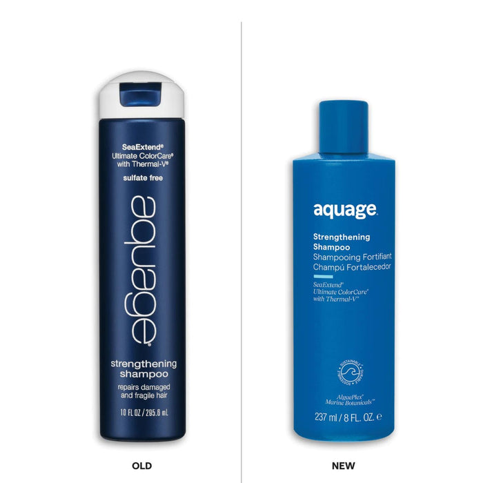 Aquage Strengthening Conditioner old vs new packaging