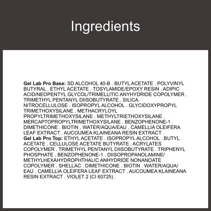 Deborah Lippman Gel Lab Pro - Base and Top Coat Set